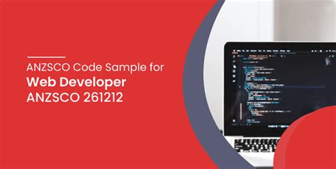 anzsco code 233512|Web Developer ANZSCO 261212 .